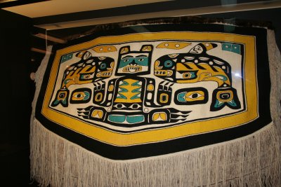 Sitka Museum - ceremonial robe.