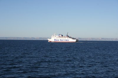 12-25 Baja Ferries travels from the mainland to La Paz on the Baja Peninsula