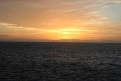 12-27 Sunset as we leave Isla Partida