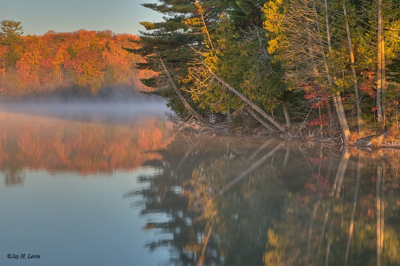 Petes Lake at 8:11 A.M.