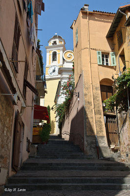 Narrow Street In Villefranche-sur-Mer