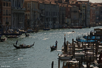 A View Of The Grand Canal From The Rialto Bridge