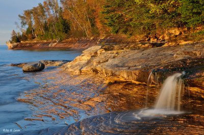 Near Miners Beach At The Golden Hour