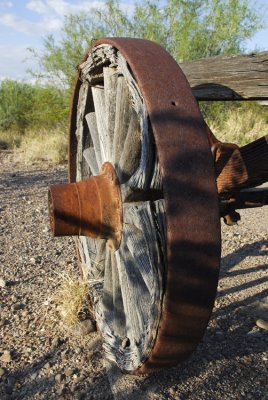 Wheel at Castolon