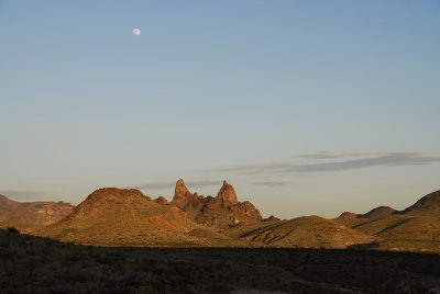 Mule Ears Near Sunset