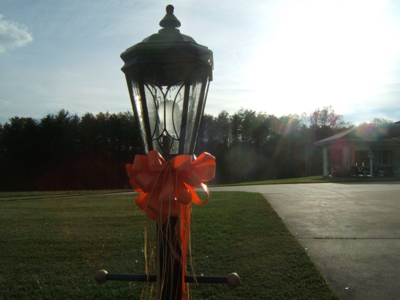 New yard light