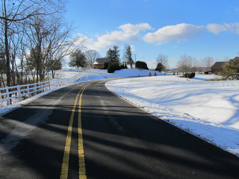  on the road where I live