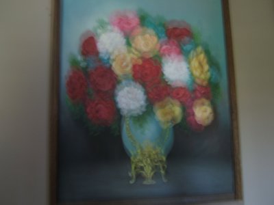 A VASE OF FLOWERS