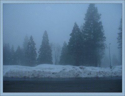 Snow-haze