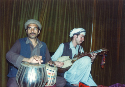 Playing a musical program in Peshawar (page 70)