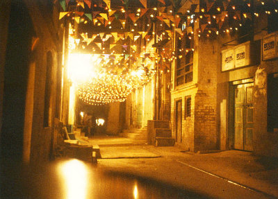 Peshawar City  (wedding street late one night) (page 52)
