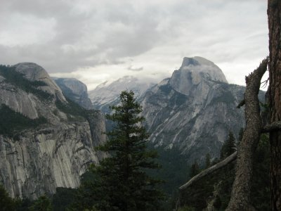 First view of Half Dome