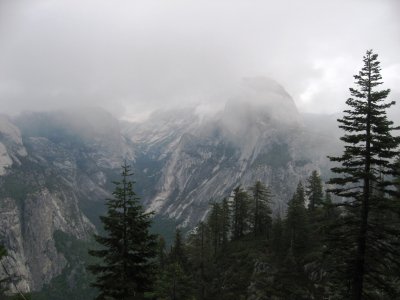 Glacier Point and degrading weather