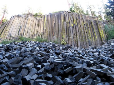 Thunder goes to Devils Postpile