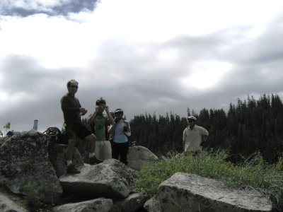 Mountain Bikers @ Marlette Lake Lunch