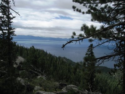 First view of the Lake from the Flume.