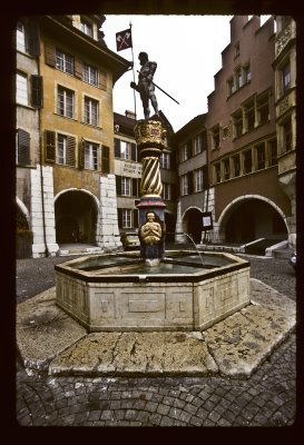 Biel Alt Stadt Fountain, Switzerland