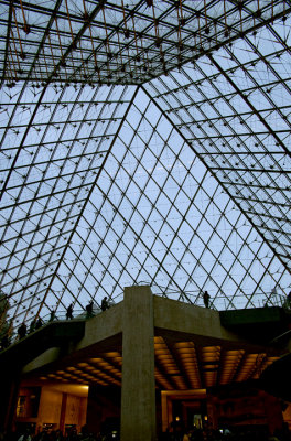 Louvre:  Inside the Pyramid