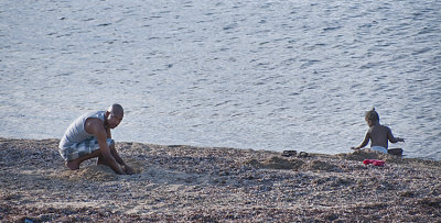 Beachgoers