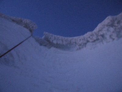 Cornice from Belay 6