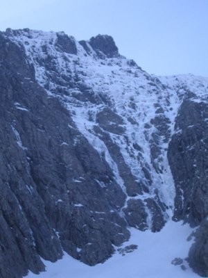 Zero Gulley is full ! (as we walk out)