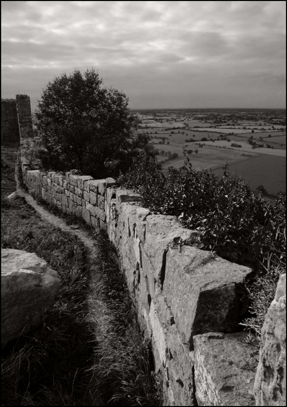 8th Place<br>Beeston castle wall.