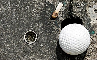 Hockey Ball & Cigarette Bud by Tabrizi