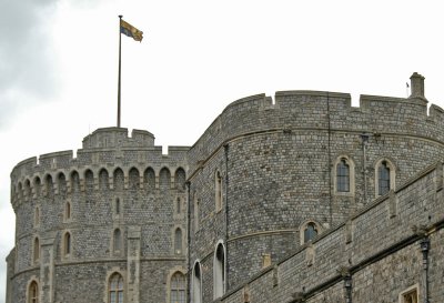 The Queen's flag at Windsor Castle