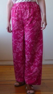 Pink pyjama pants