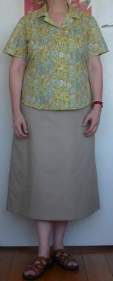 Finished skirt (with McCall's 5052 on top)