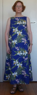 Finished dress: too long!