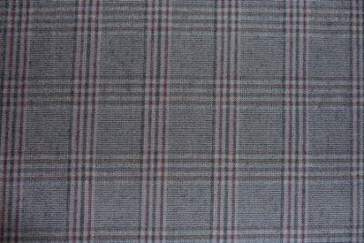 My fabric - a taupe plaid cotton from Sawyer Brook