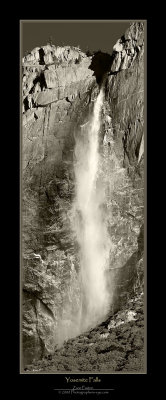 Yosemite Falls Vertical Panorama