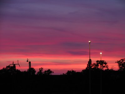 Sonnenuntergang im Juni