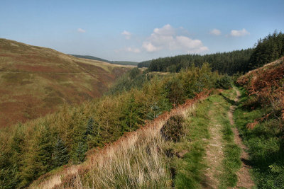 Bwlch Nant yr Arian, Wales.