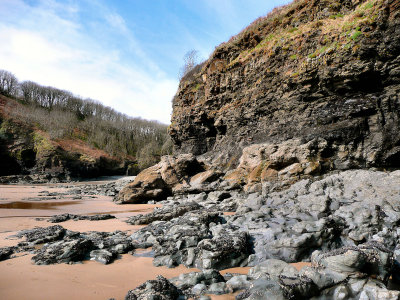 Pembrokeshire Coast between Tenby &  Saundersfoot.