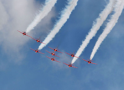 The Red Arrows.