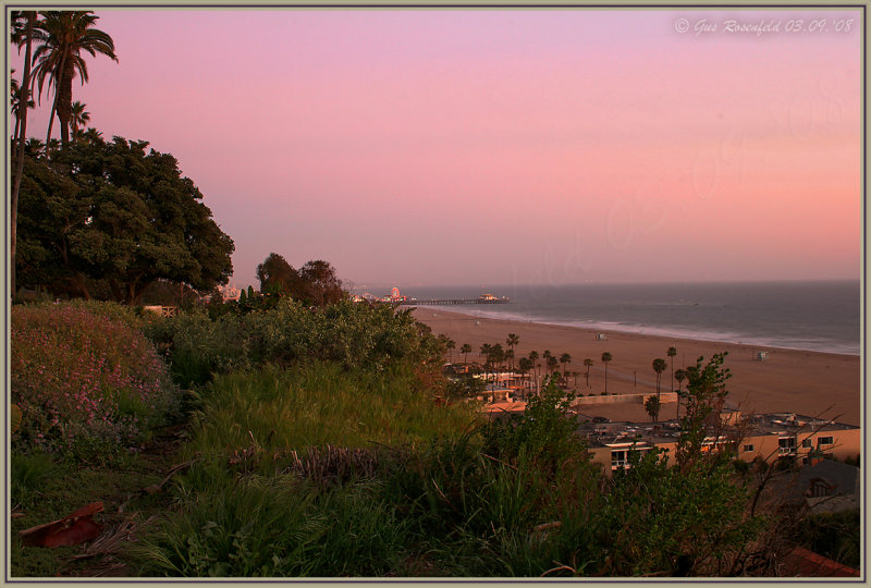 Santa Monica Pier At Beginning Of Our Spring