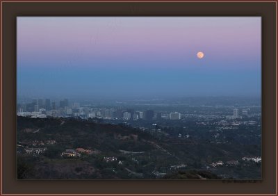 Moon Over West Los Angeles - A True Sense Of Evening