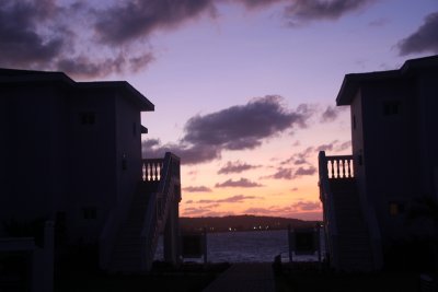 Sunset on the Resort