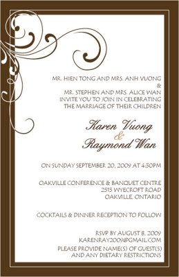 KAREN-RAYMOND'S WEDDING