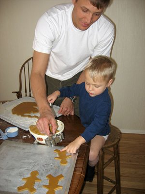 Making cookies