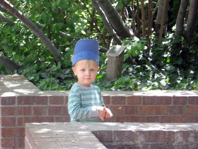 Simon at the zoo