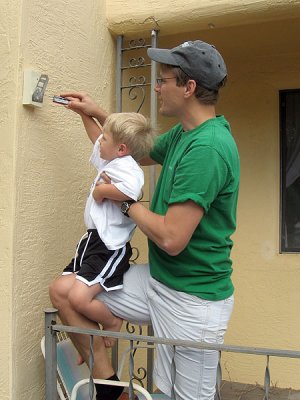 Mounting for a flag pole