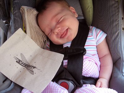 Kristina likes Matts napkin-pillow invention