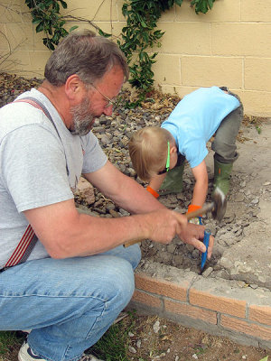 Breaking out concrete