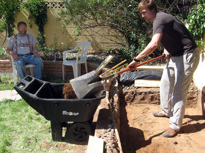 Supervising a job well done