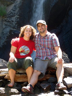 E&E at waterfall