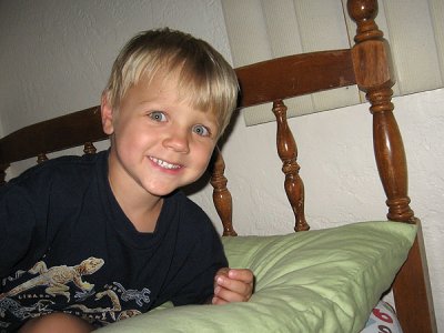 Still smiling at bedtime