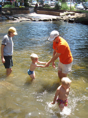 In Boulder Creek with Duncan & parents